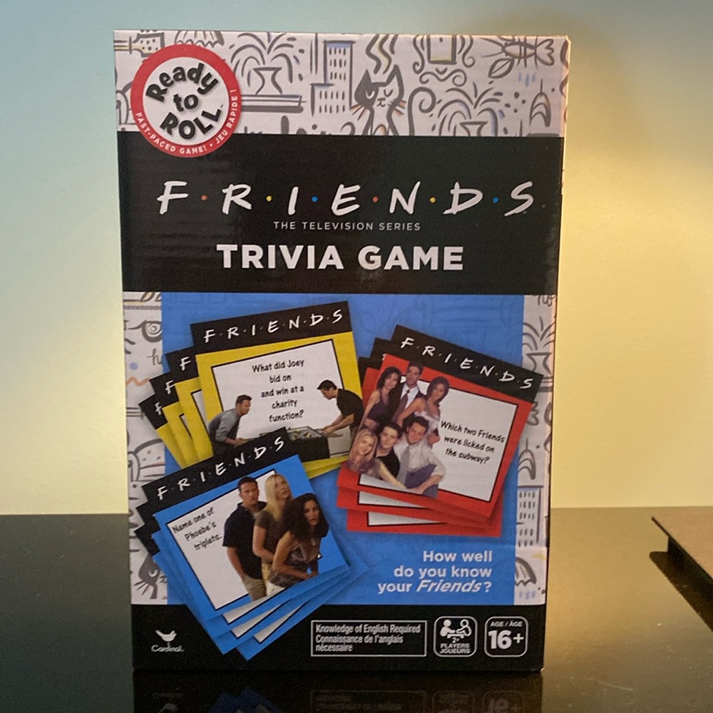 Friends The Television Series Trivia Board Game